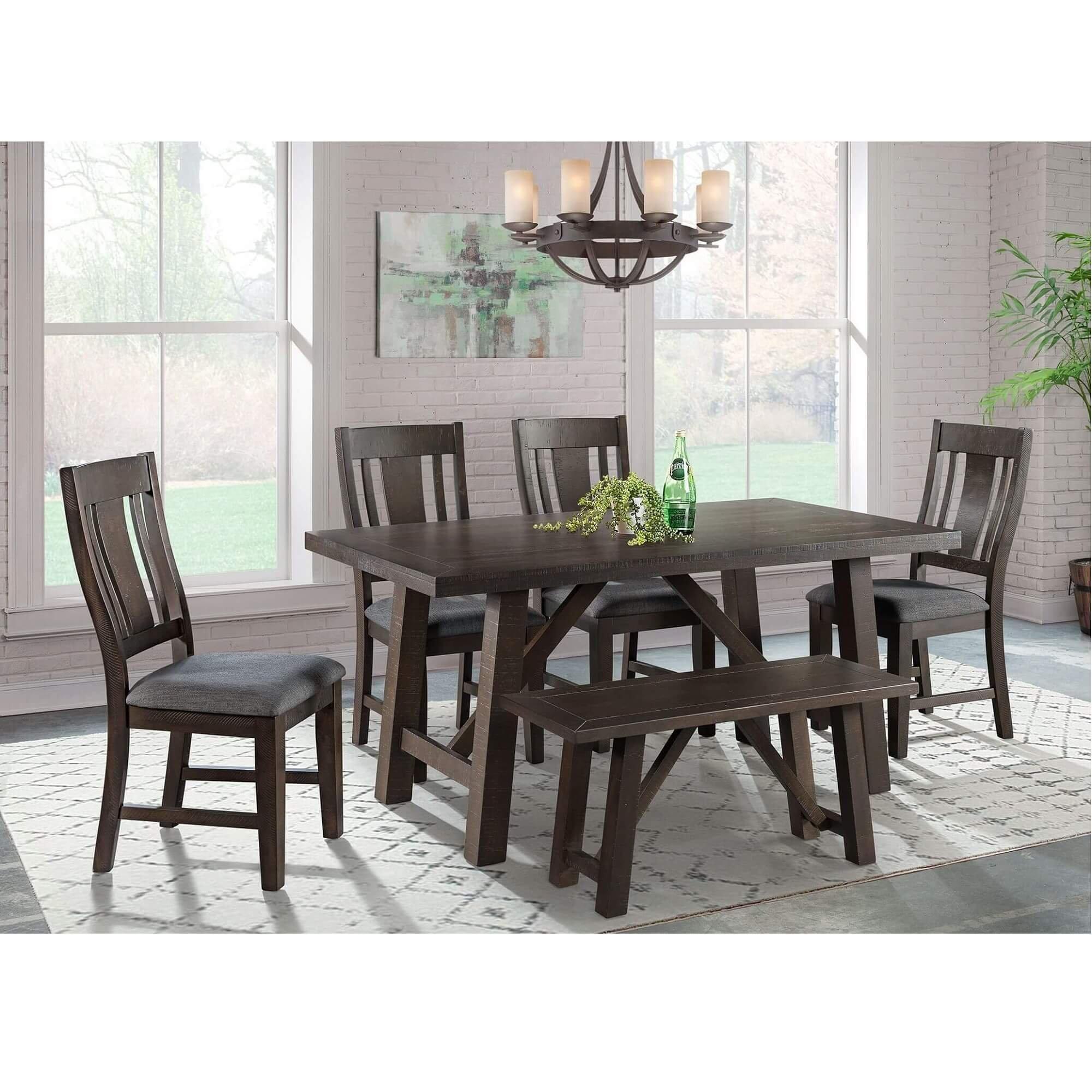 Rent to Own Elements International 6-Piece Cash Dining Room Collection